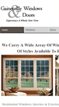 Mobile Screenshot of gainesvillewindows.com