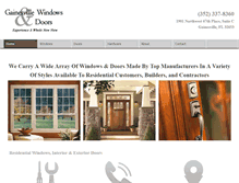 Tablet Screenshot of gainesvillewindows.com